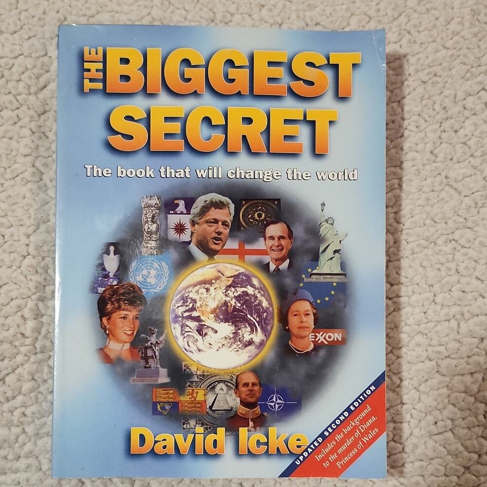 The Biggest Secret by David Icke Paperback 2nd Ed Bridge of Love Conspiracy